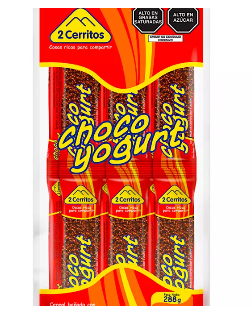 >2 Cerritos Chocoyogurt Tira x 8 Unidades